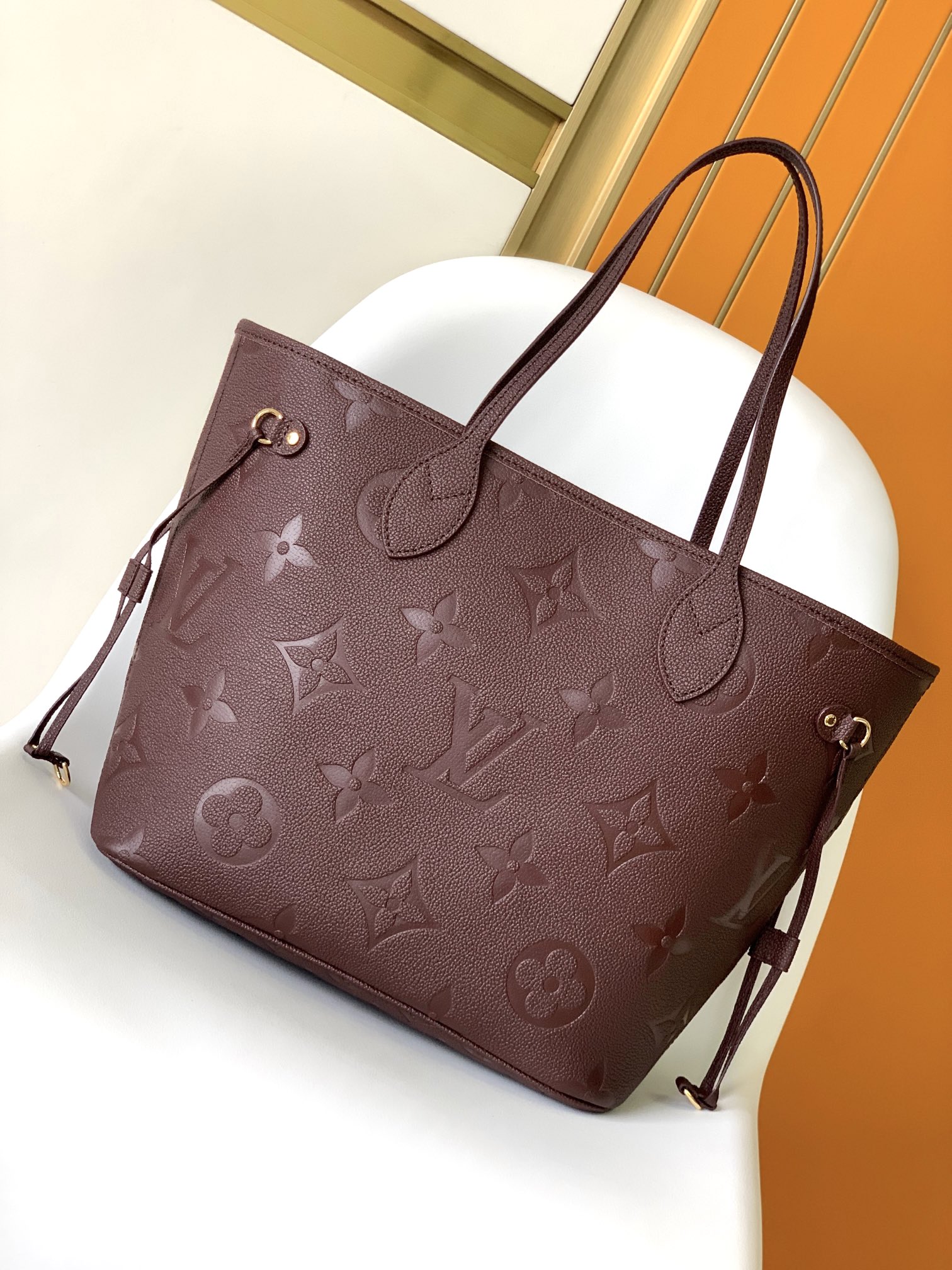 M46599 LV Neverfull Medium Shopping Bag - 图片 4