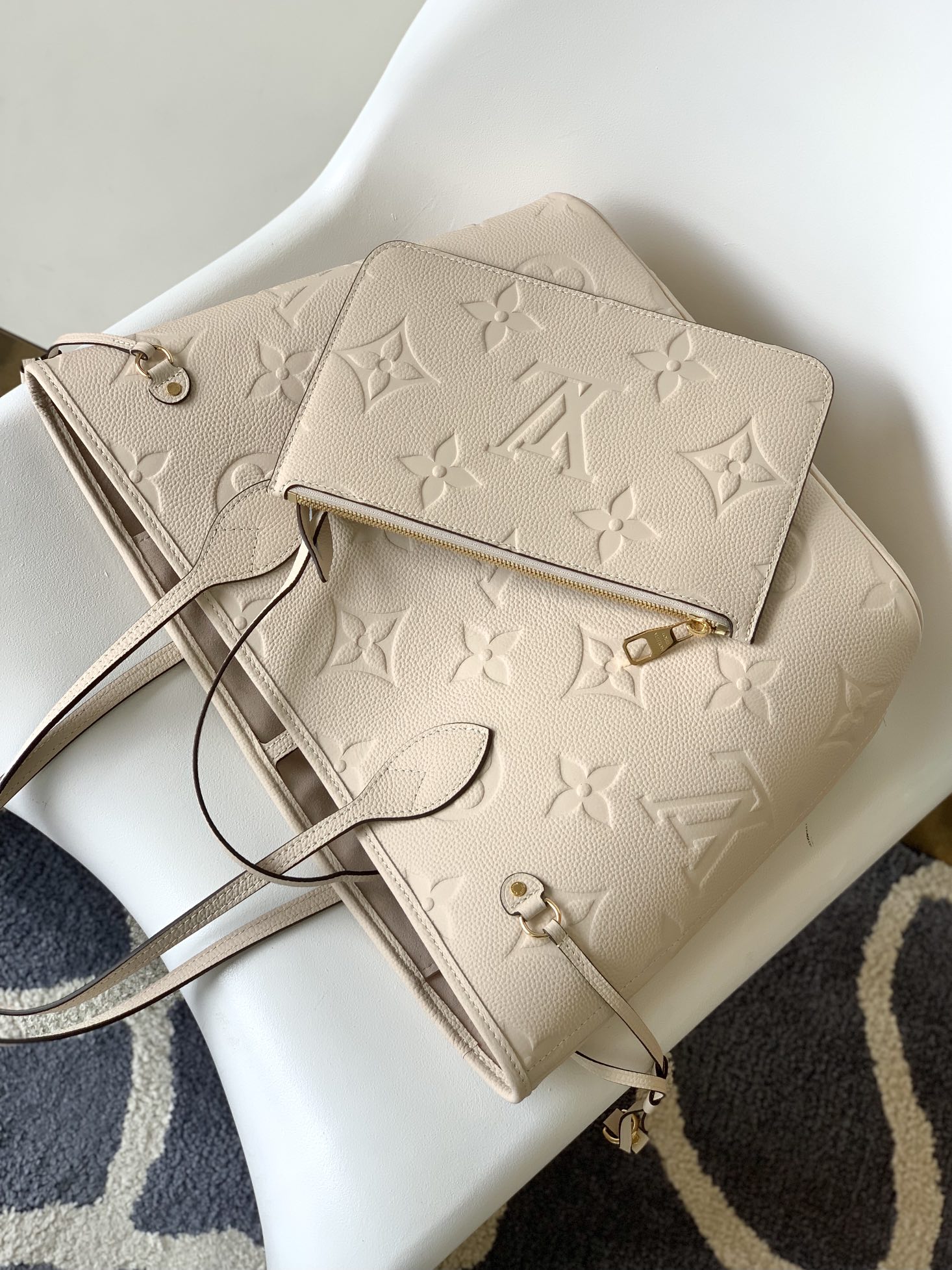 M46676 LV Neverfull Medium Shopping Bag - 图片 7